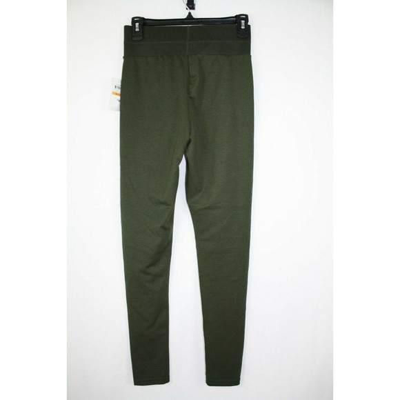 I.N.C International Concepts High Rise Wide Smoothing Waistband Leggings Green S - Picture 4 of 5